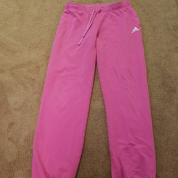 pink adidas sweatpants